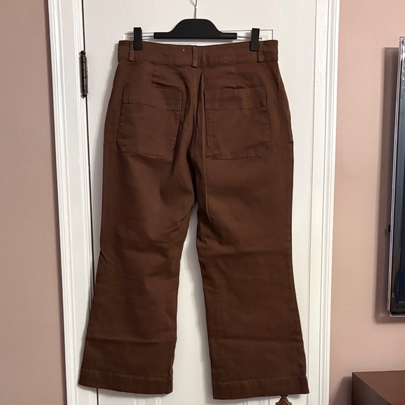 Organic Kick Flare Pant in Cocoa - Picture 3 of 9